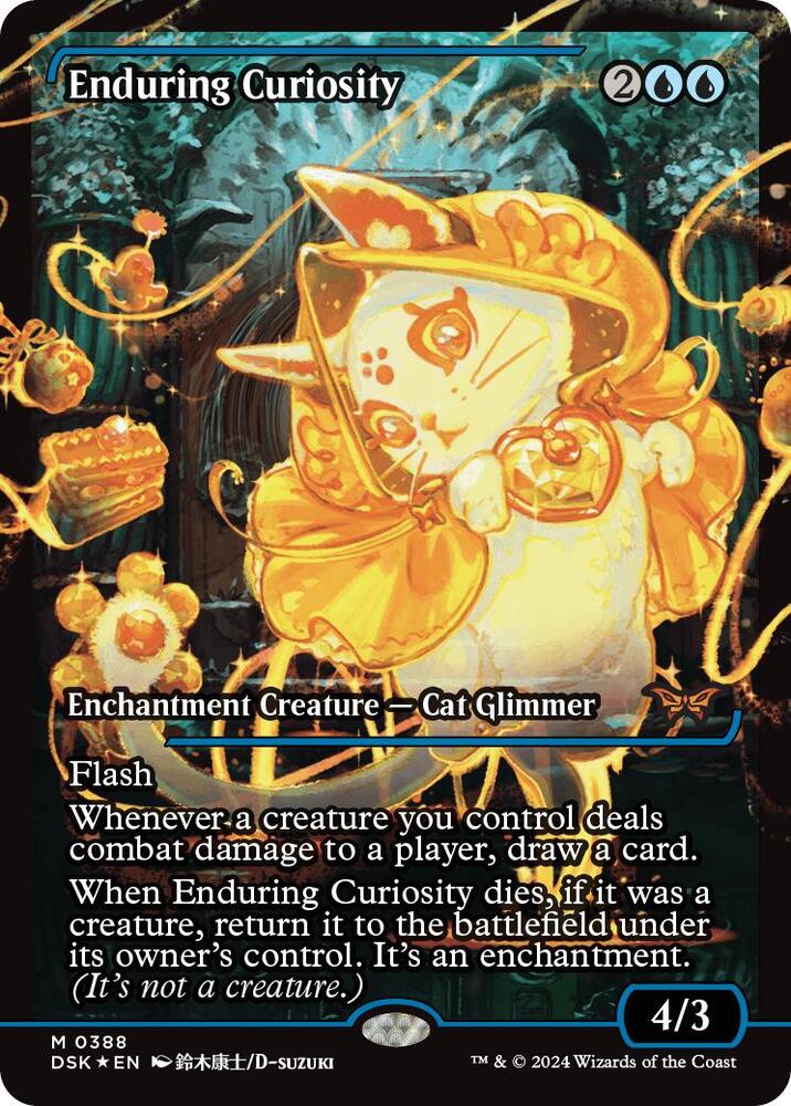 Enduring Curiosity (Showcase) (388) [Duskmourn: House of Horror]