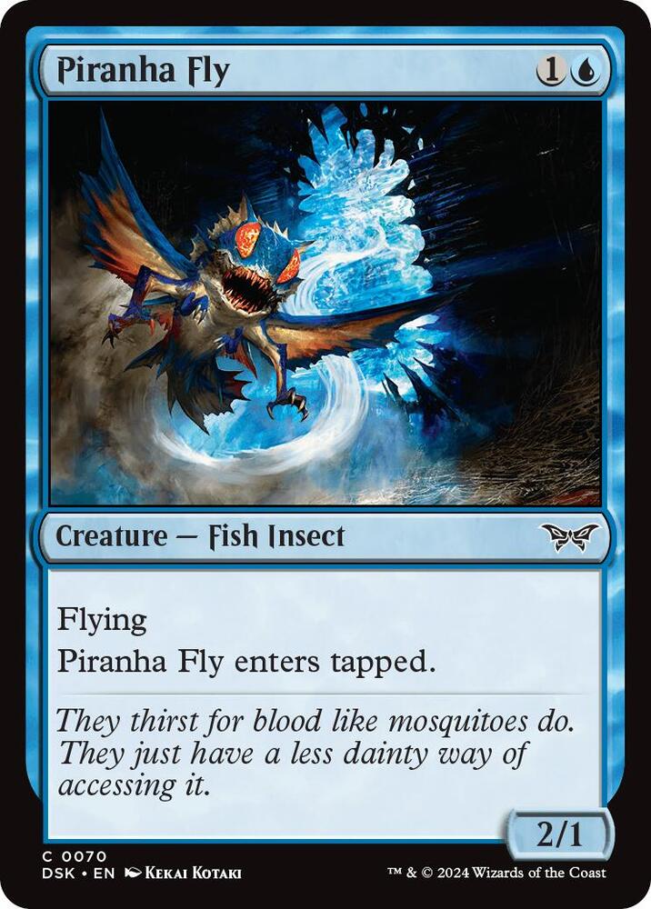 Piranha Fly (70) [Duskmourn: House of Horror]