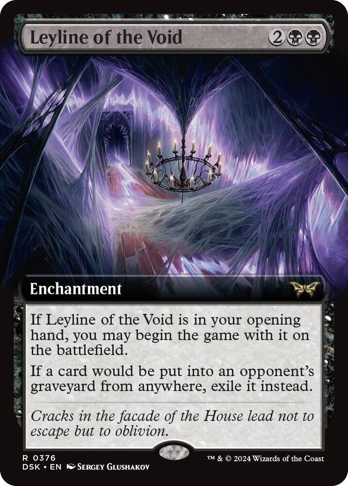 Leyline of the Void (Extended Art) (376) [Duskmourn: House of Horror]