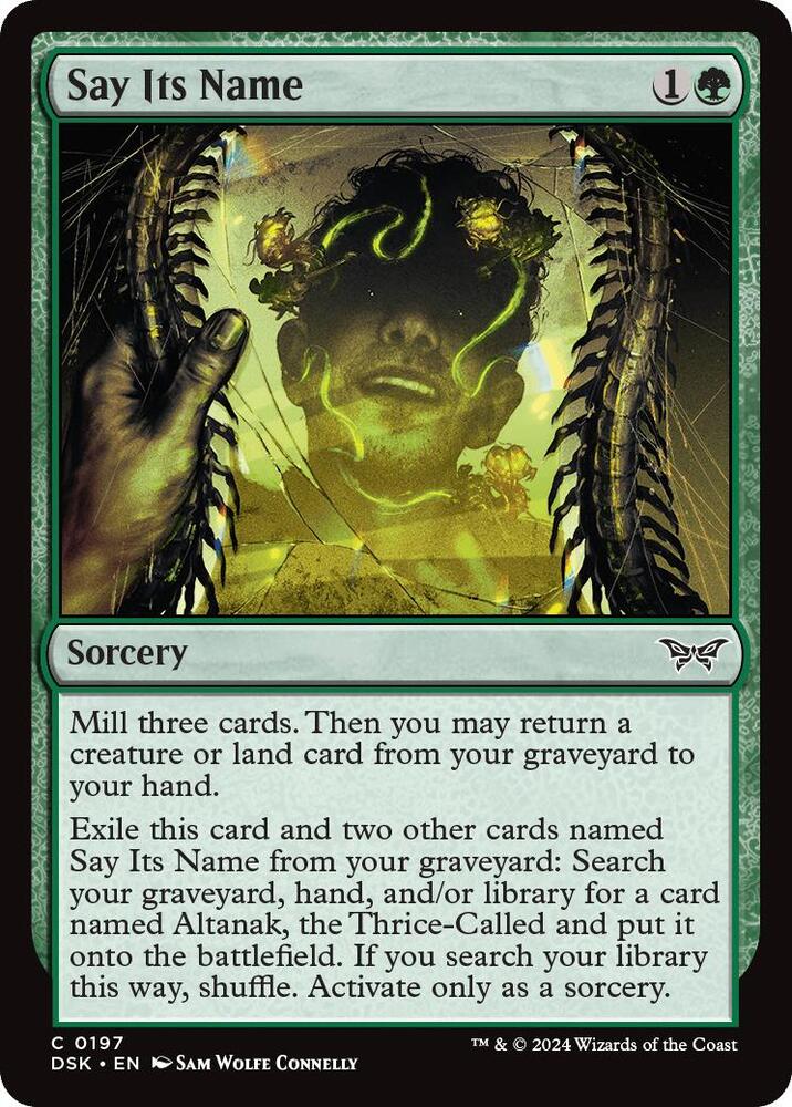 Say Its Name (197) [Duskmourn: House of Horror]