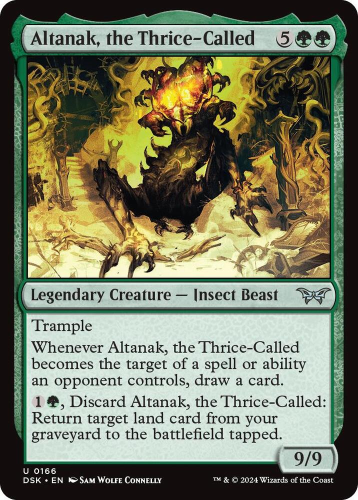Altanak, the Thrice-Called (166) [Duskmourn: House of Horror]