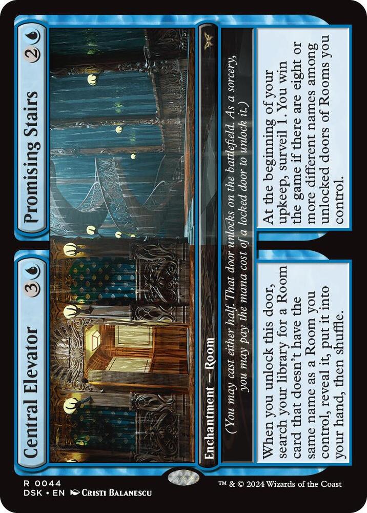 Central Elevator // Promising Stairs (44) [Duskmourn: House of Horror]