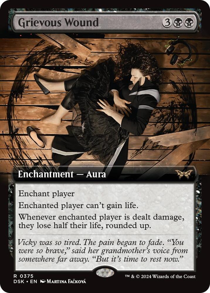 Grievous Wound (Extended Art) (375) [Duskmourn: House of Horror]