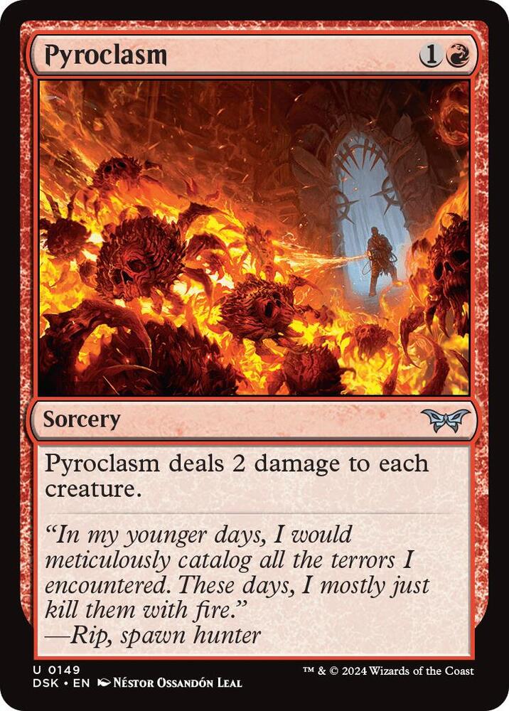 Pyroclasm (149) [Duskmourn: House of Horror]