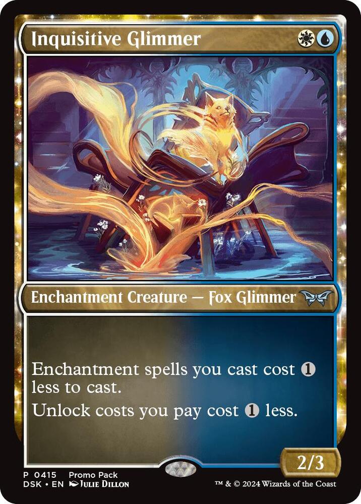 Inquisitive Glimmer (415) [Duskmourn: House of Horror Promos]