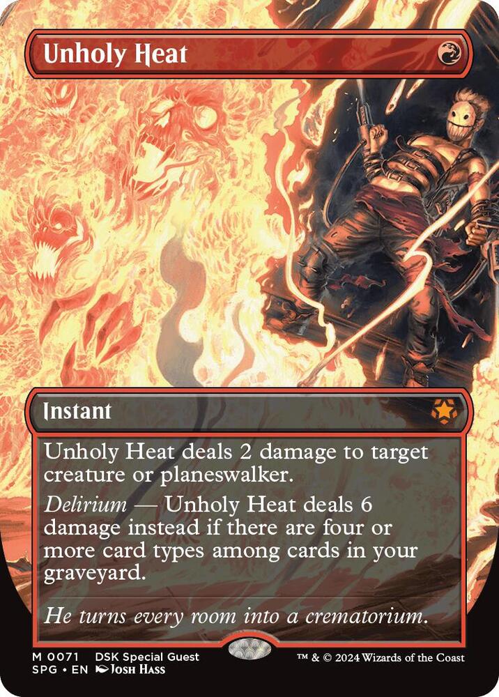 Unholy Heat (Borderless) (71) [Special Guests]