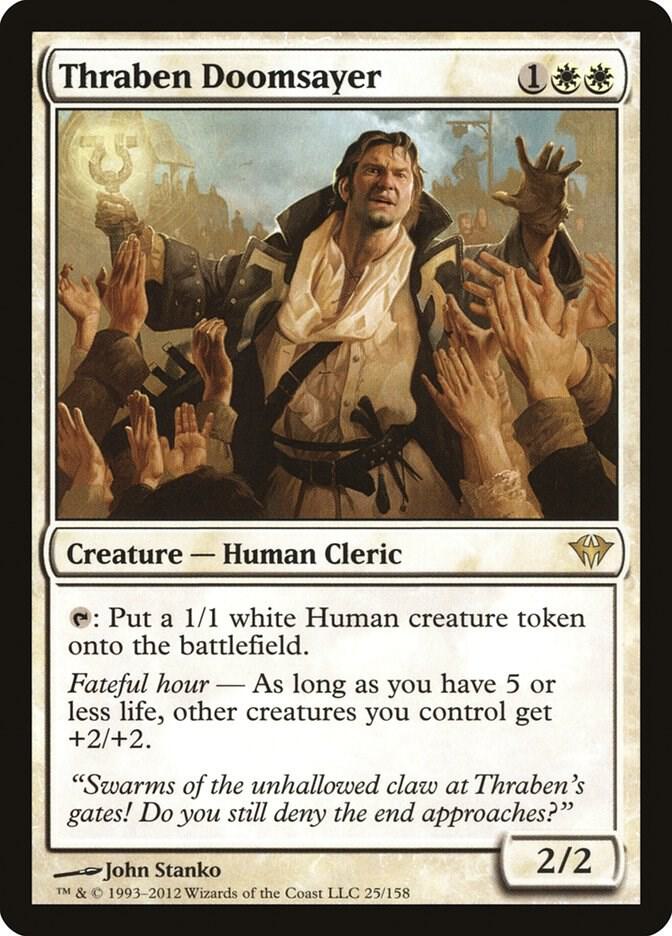 Thraben Doomsayer (25) [Dark Ascension]