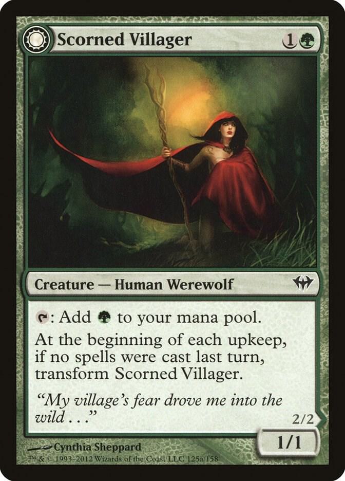 Scorned Villager (125) [Dark Ascension]