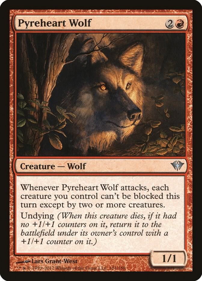 Pyreheart Wolf (101) [Dark Ascension]