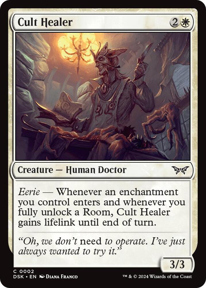 Cult Healer (2) [Duskmourn: House of Horror]