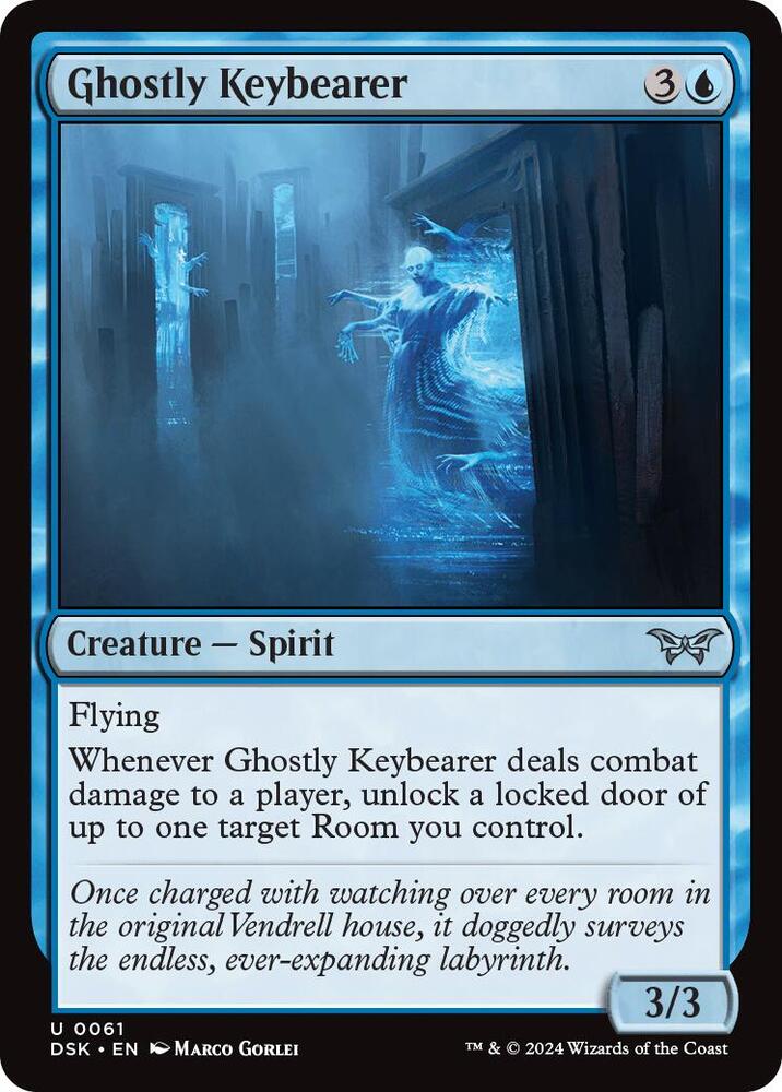 Ghostly Keybearer (61) [Duskmourn: House of Horror]