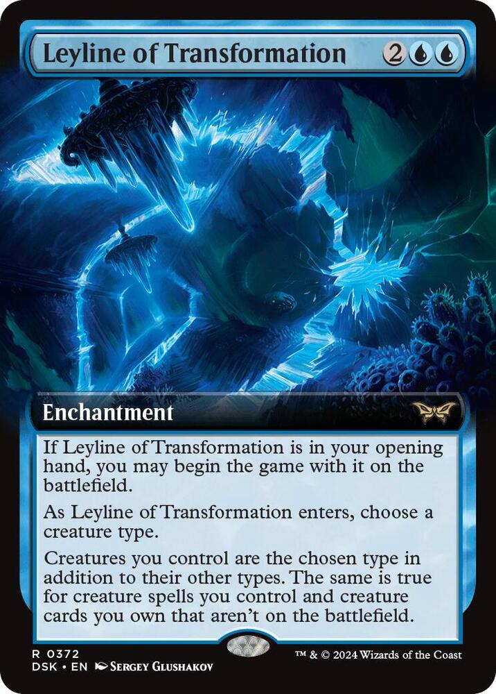 Leyline of Transformation (Extended Art) (372) [Duskmourn: House of Horror]
