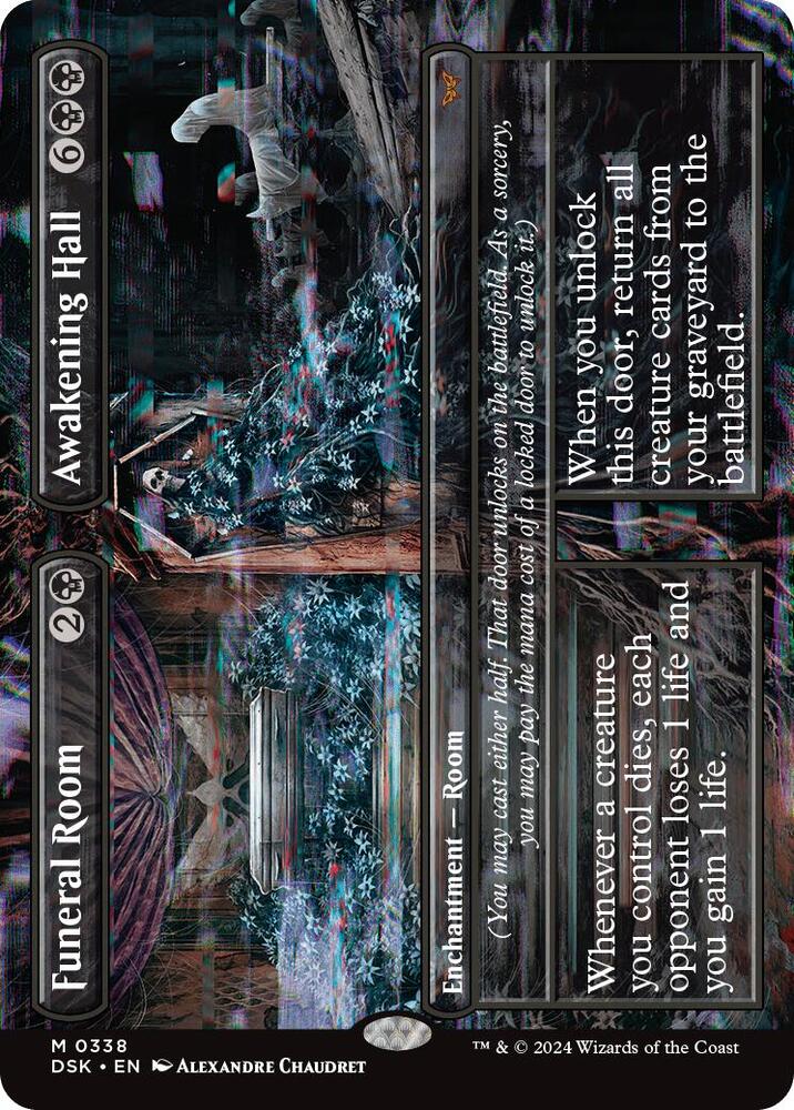 Funeral Room // Awakening Hall (Borderless) (338) [Duskmourn: House of Horror]