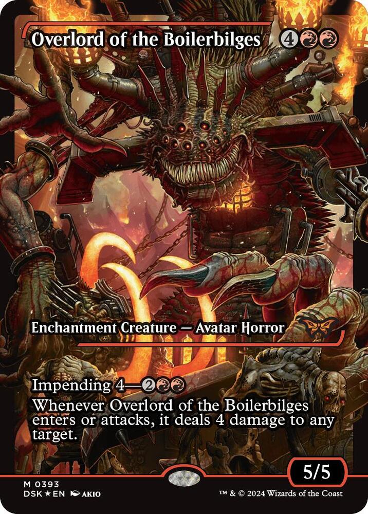Overlord of the Boilerbilges (Showcase) (393) [Duskmourn: House of Horror]