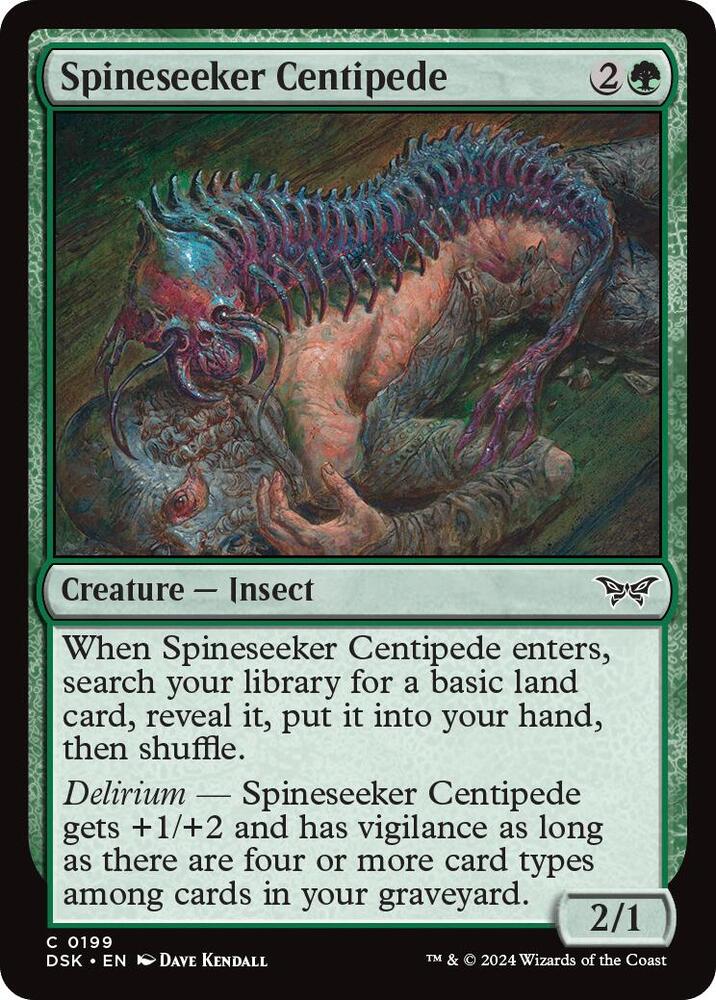 Spineseeker Centipede (199) [Duskmourn: House of Horror]