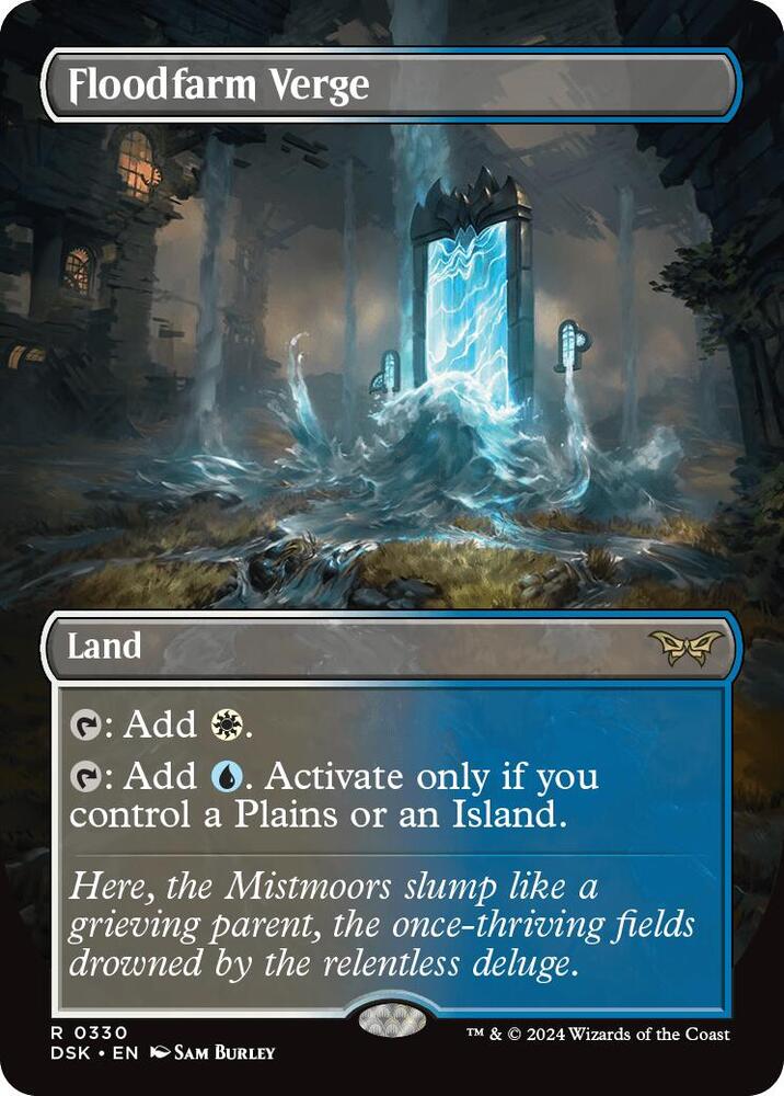 Floodfarm Verge (Borderless) (330) [Duskmourn: House of Horror]