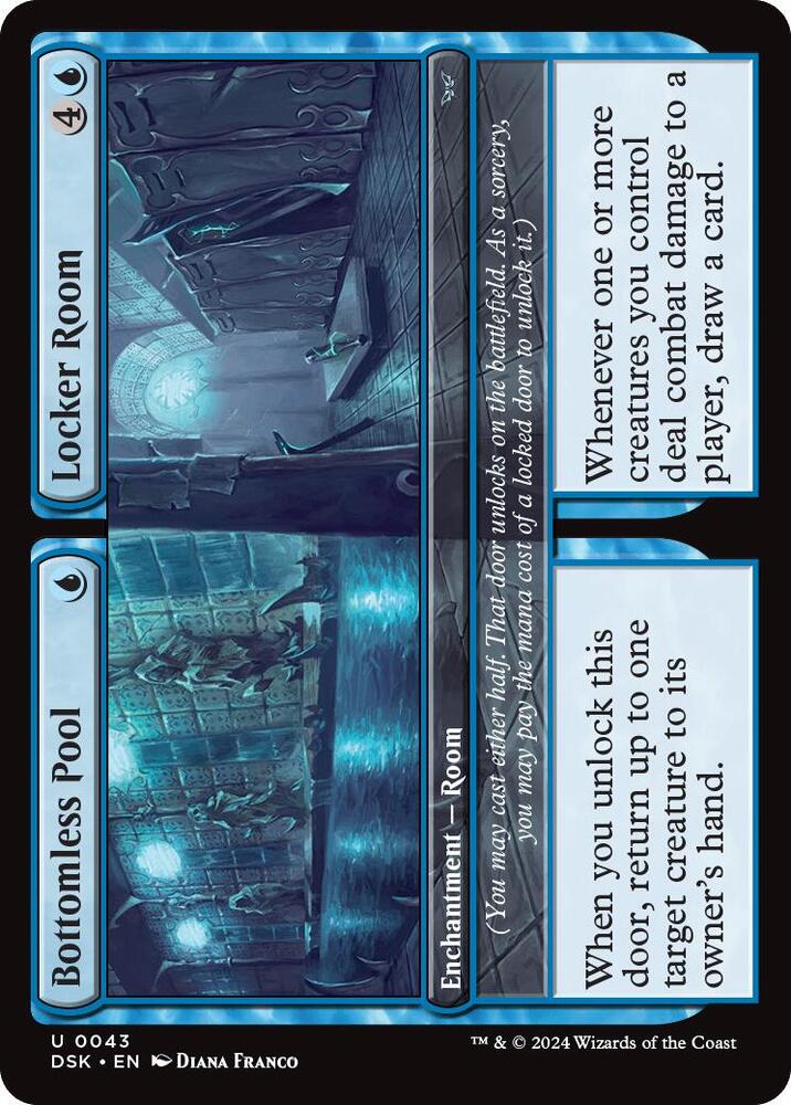 Bottomless Pool // Locker Room (43) [Duskmourn: House of Horror]