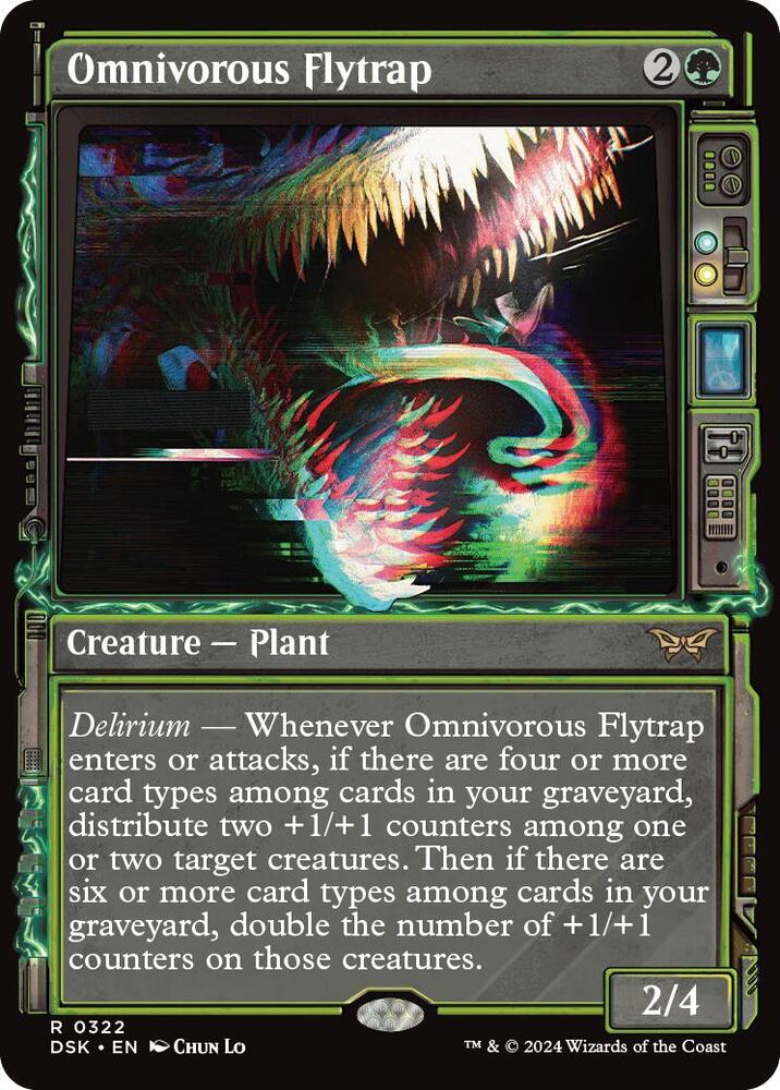 Omnivorous Flytrap (Showcase) (322) [Duskmourn: House of Horror]