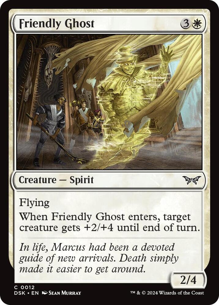 Friendly Ghost (12) [Duskmourn: House of Horror]
