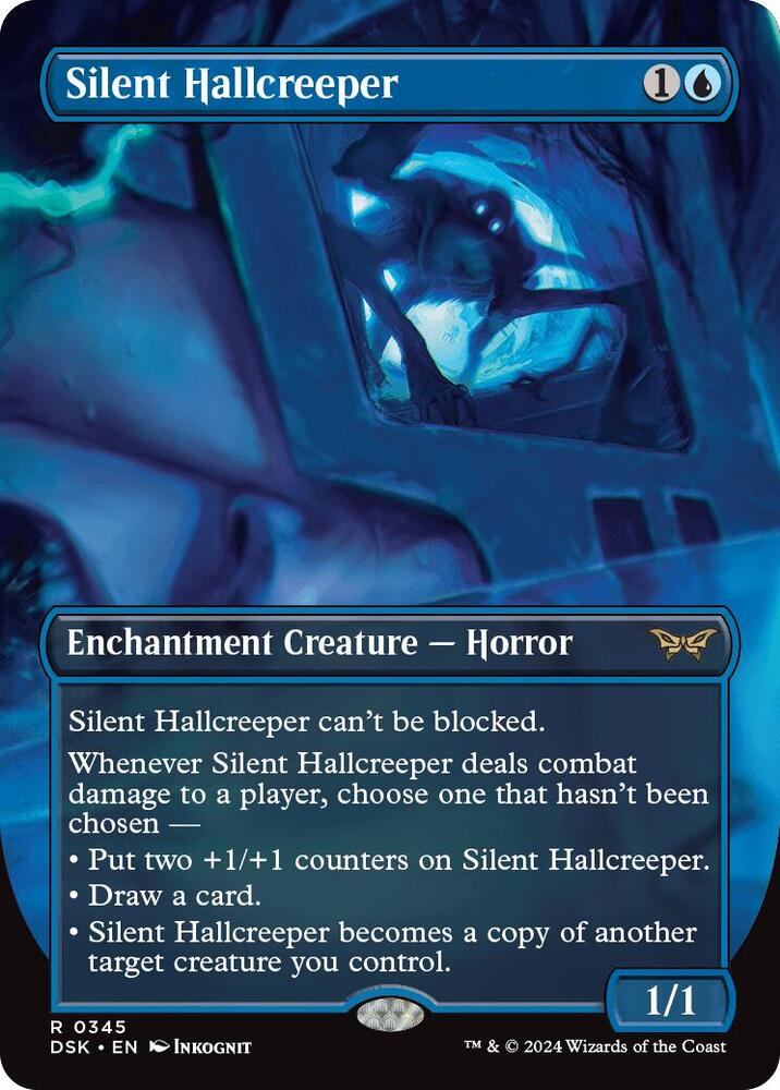 Silent Hallcreeper (Borderless) (345) [Duskmourn: House of Horror]