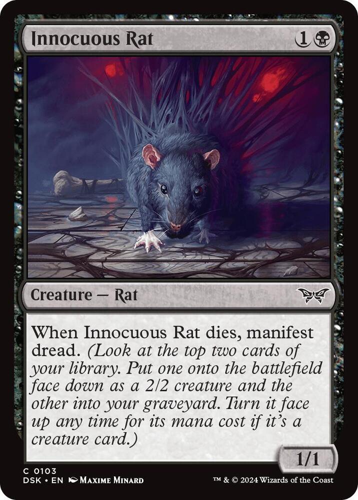 Innocuous Rat (103) [Duskmourn: House of Horror]