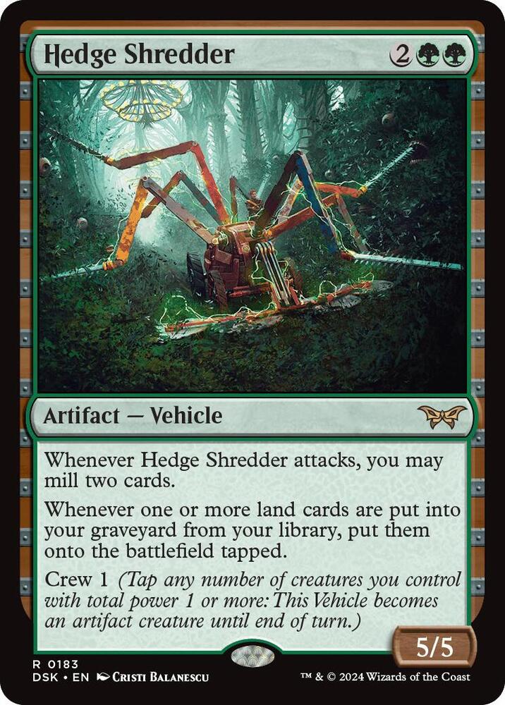 Hedge Shredder (183) [Duskmourn: House of Horror]