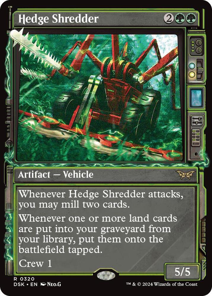 Hedge Shredder (Showcase) (320) [Duskmourn: House of Horror]