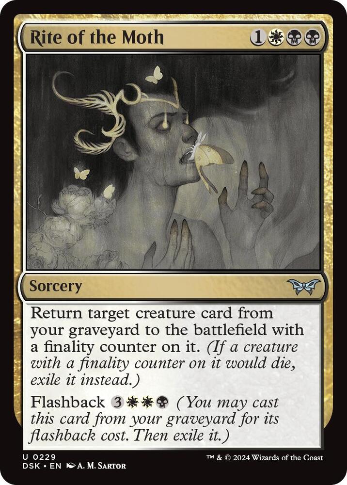 Rite of the Moth (229) [Duskmourn: House of Horror]