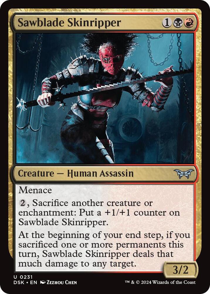 Sawblade Skinripper (231) [Duskmourn: House of Horror]