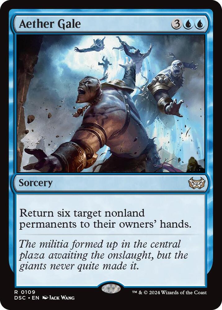 Aether Gale (109) [Duskmourn: House of Horror Commander]