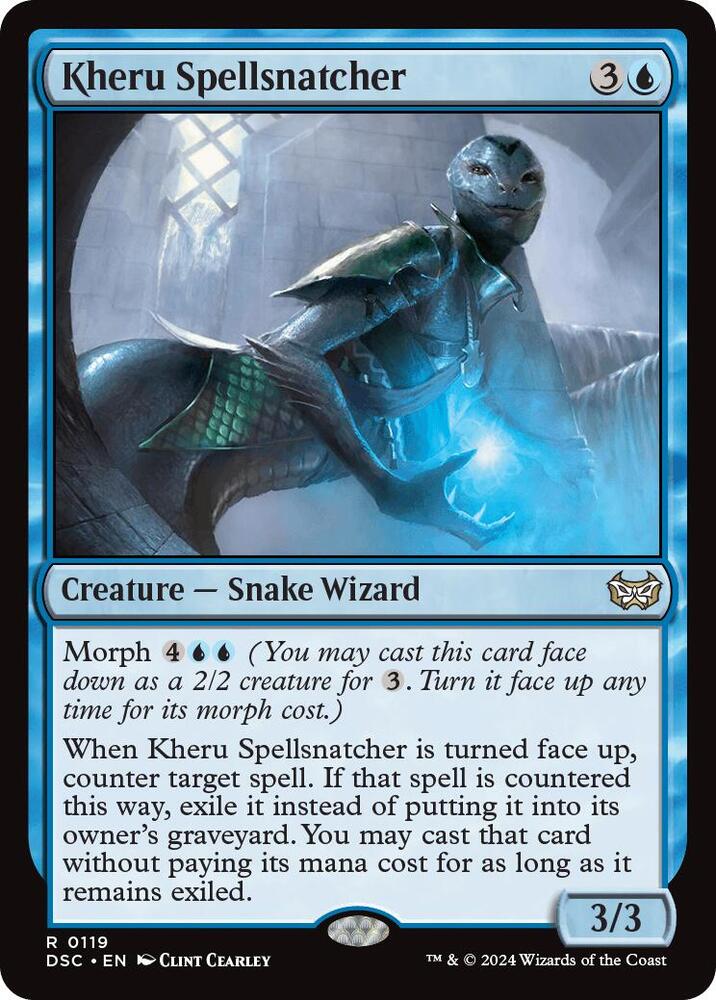 Kheru Spellsnatcher (119) [Duskmourn: House of Horror Commander]