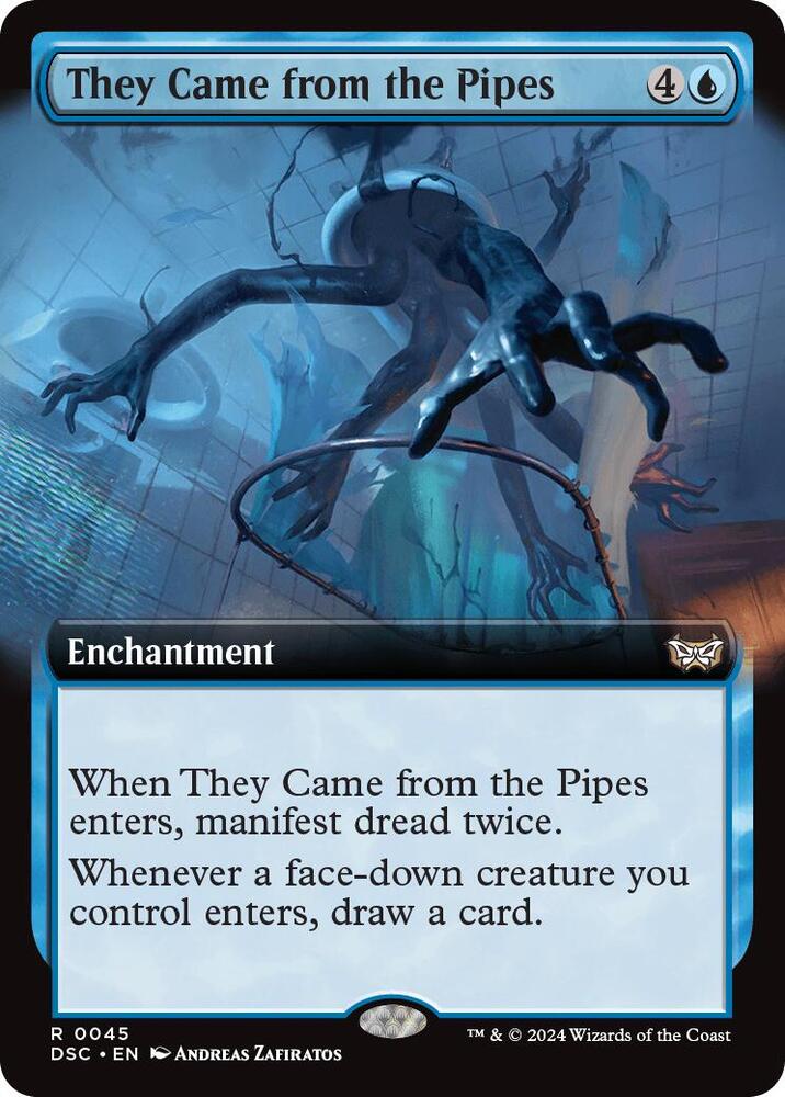 They Came from the Pipes (Extended Art) (45) [Duskmourn: House of Horror Commander]