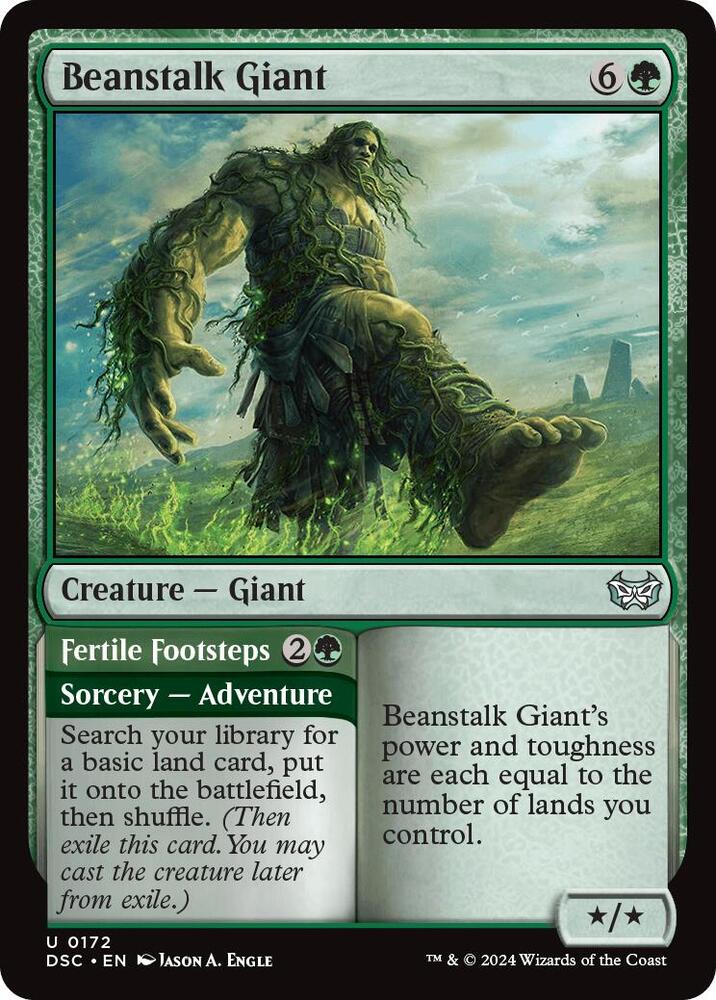 Beanstalk Giant (172) [Duskmourn: House of Horror Commander]