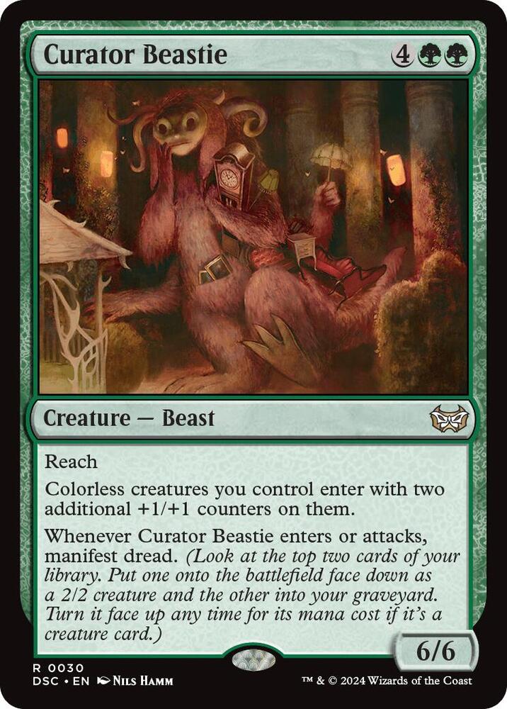 Curator Beastie (30) [Duskmourn: House of Horror Commander]