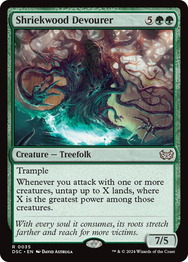 Shriekwood Devourer (35) [Duskmourn: House of Horror Commander]