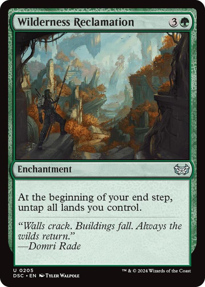 Wilderness Reclamation (205) [Duskmourn: House of Horror Commander]