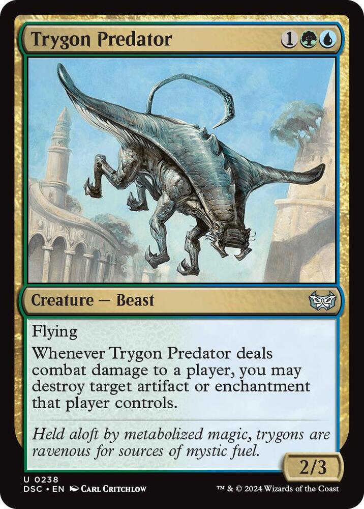 Trygon Predator (238) [Duskmourn: House of Horror Commander]