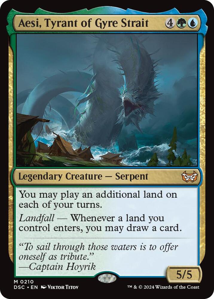 Aesi, Tyrant of Gyre Strait (210) [Duskmourn: House of Horror Commander]