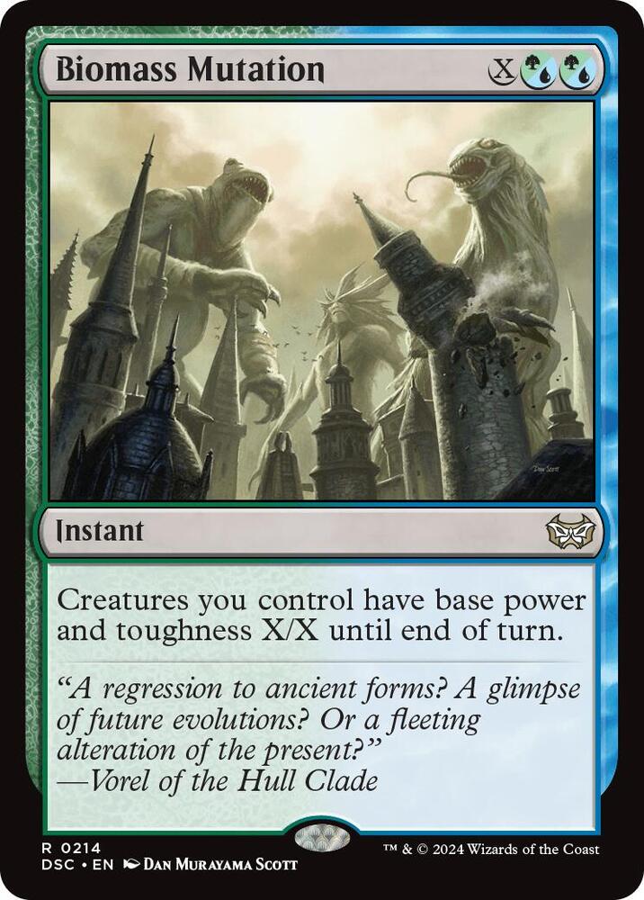 Biomass Mutation (214) [Duskmourn: House of Horror Commander]