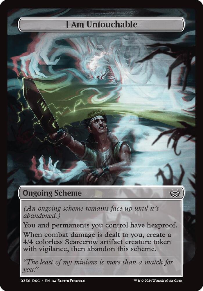 I Am Untouchable (Full Art) (336) [Archenemy: Duskmourn]