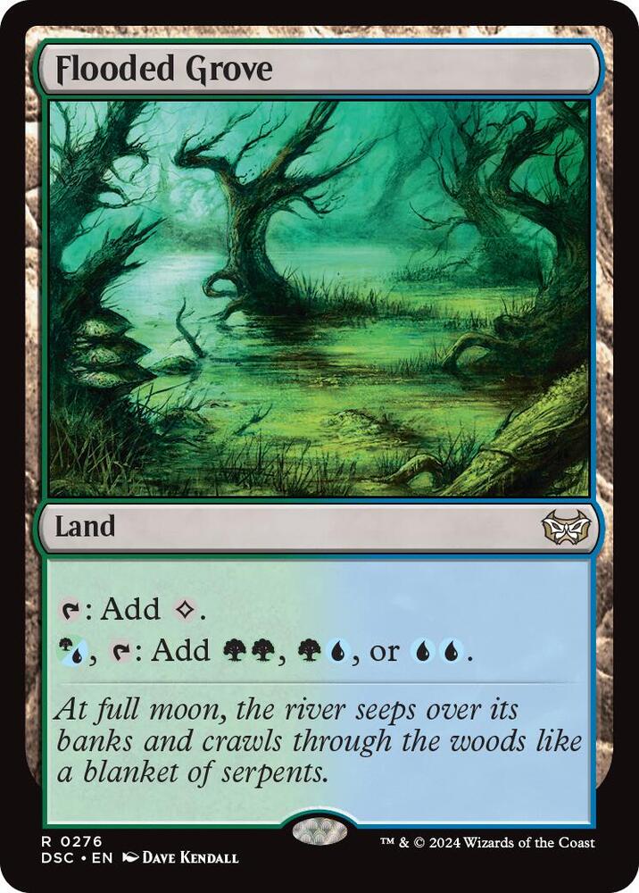 Flooded Grove (276) [Duskmourn: House of Horror Commander]