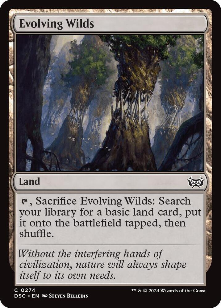 Evolving Wilds (274) [Duskmourn: House of Horror Commander]