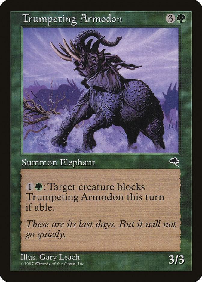 Trumpeting Armodon (262) [Tempest]