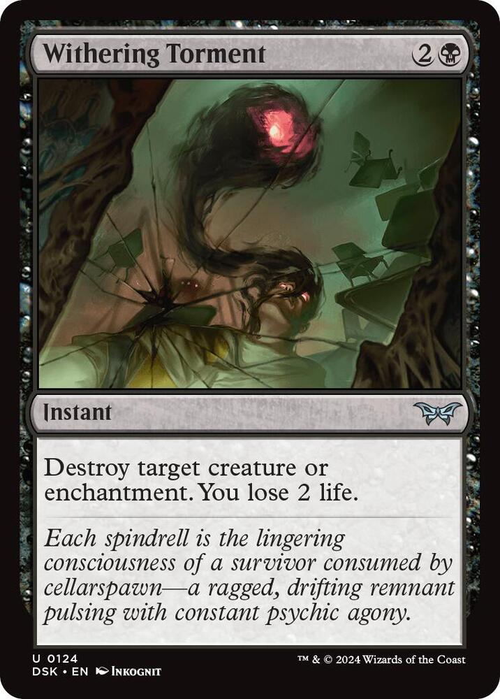 Withering Torment (124) [Duskmourn: House of Horror]