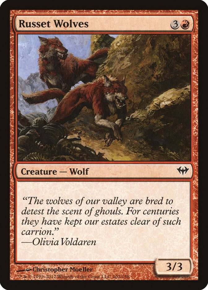 Russet Wolves (102) [Dark Ascension]