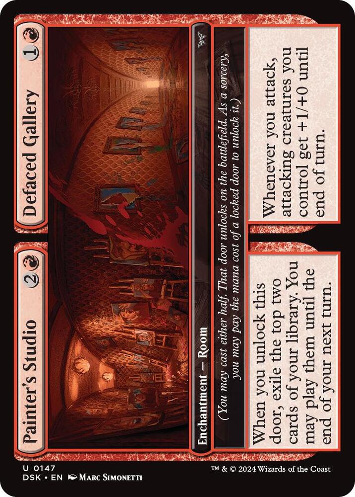 Painter's Studio // Defaced Gallery (147) [Duskmourn: House of Horror]