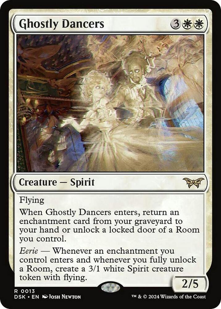 Ghostly Dancers (13) [Duskmourn: House of Horror]