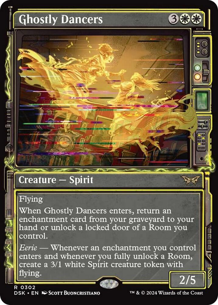 Ghostly Dancers (Showcase) (302) [Duskmourn: House of Horror]