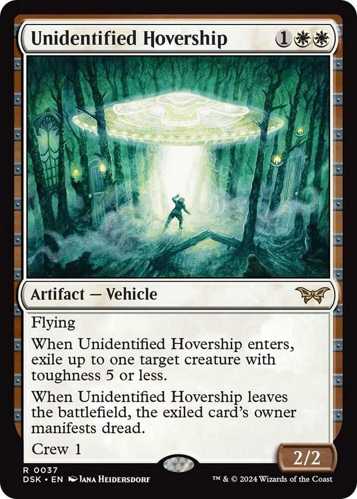 Unidentified Hovership (37) [Duskmourn: House of Horror]