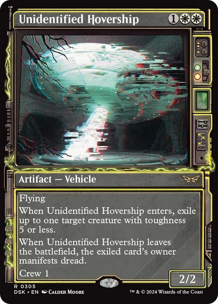 Unidentified Hovership (Showcase) (305) [Duskmourn: House of Horror]